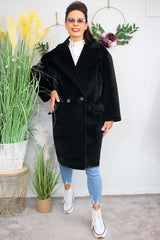 Luxury Jessica Coat in Classic Black