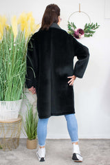 Luxury Jessica Coat in Classic Black