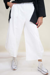 The Carousel Collection - Danica Cocoon Trouser in Warm White