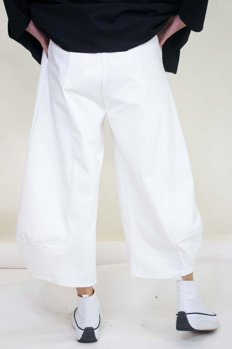 The Carousel Collection - Danica Cocoon Trouser in Warm White