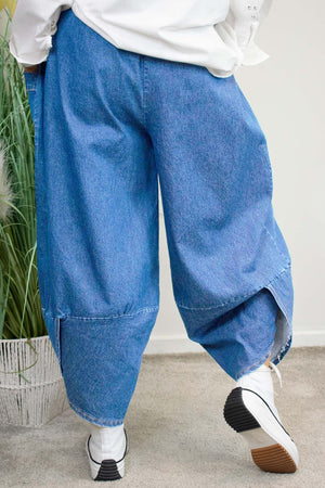 BARREL Denim Cocoon Trouser in Pre Wash Denim