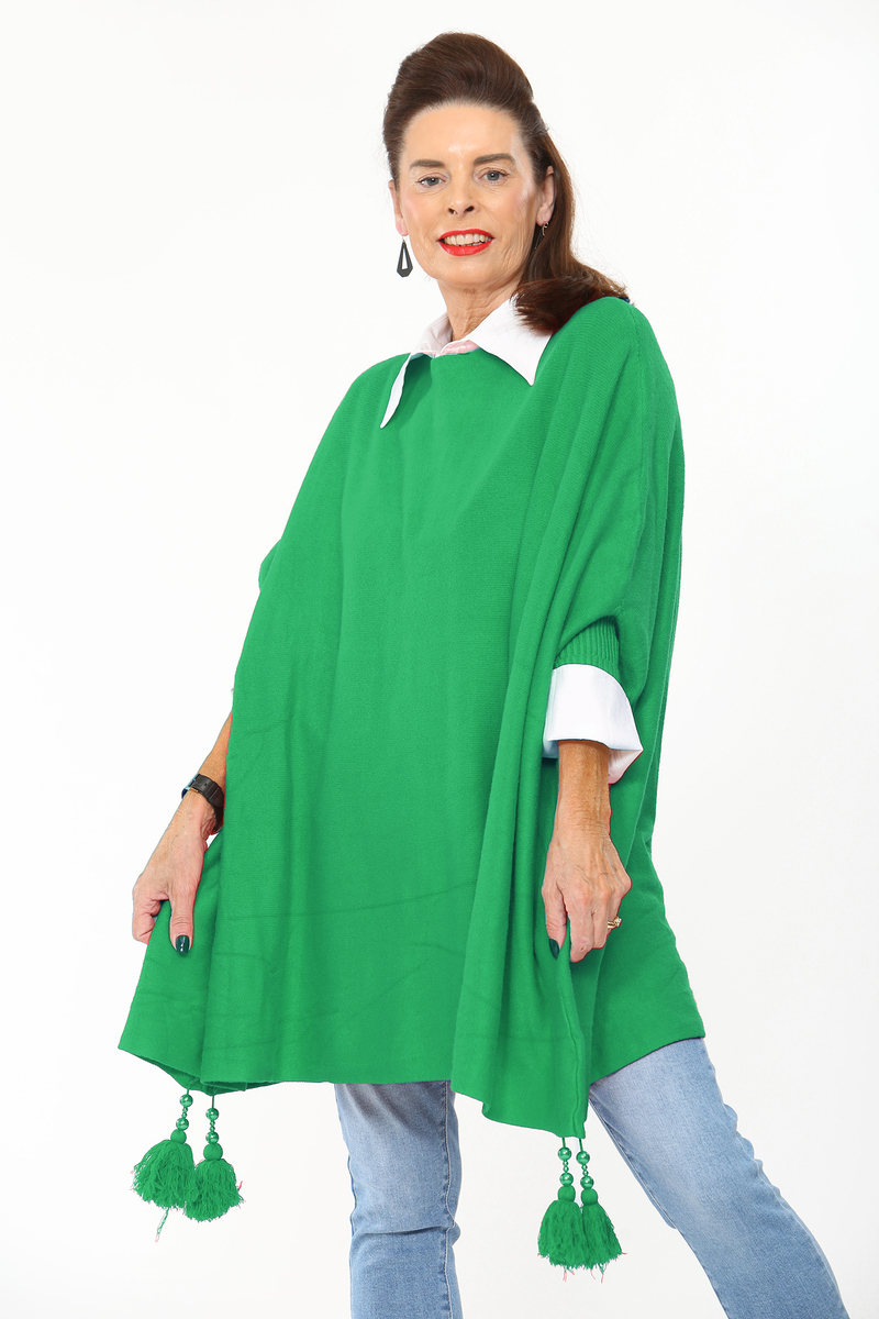 CIRENCESTER knit wear in Emerald Green