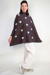 Luxury Love High Neck Knit in Chocolate