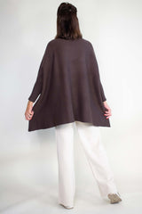 Luxury Love High Neck Knit in Chocolate