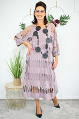 Holy Moly Dress in blush