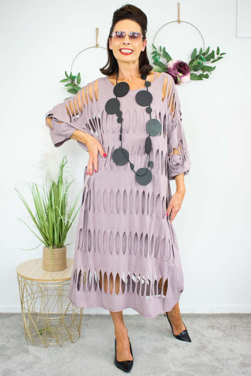 Holy Moly Dress in blush