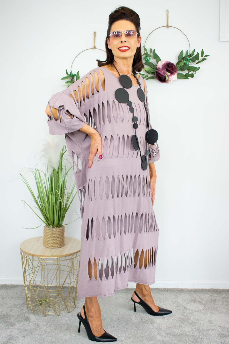 Holy Moly Dress in blush