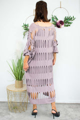 Holy Moly Dress in blush