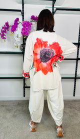 Liberty Beige and Orange Shirt