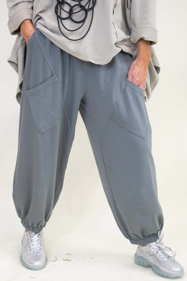 Joannah Cocoon Trousers in Slate Grey