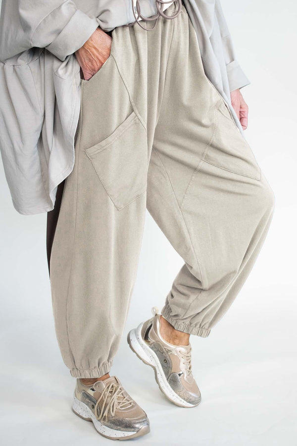 Joannah Cocoon Trousers in Stone