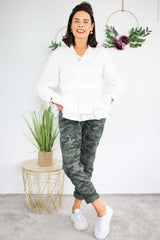 Army Magic Trouser in Khaki green tones