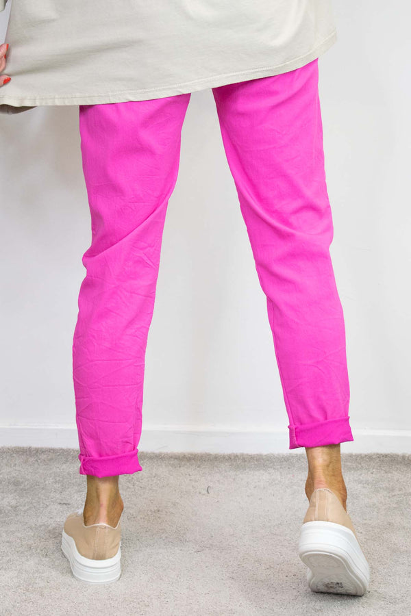 Magic Trouser in Hot Pink