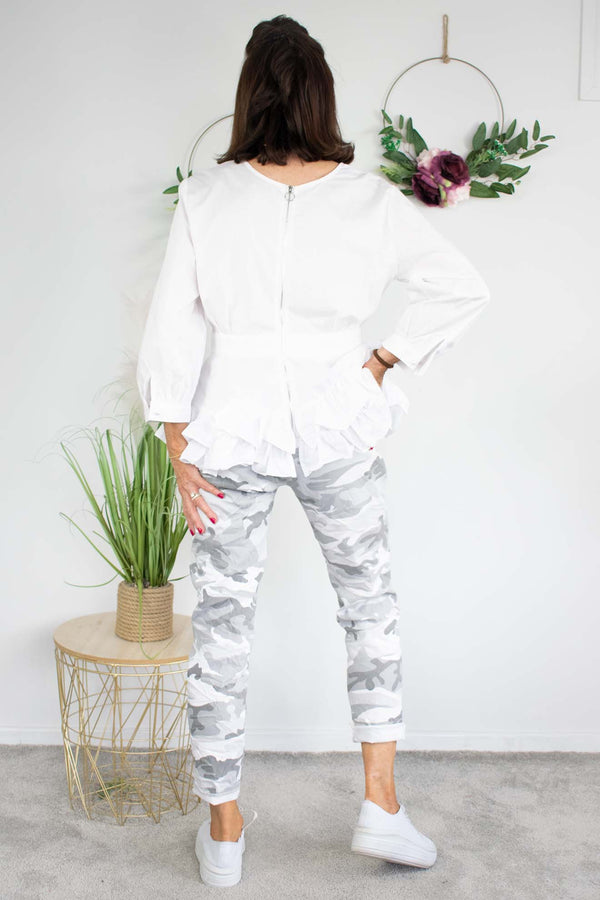 Army Magic Trouser in Light Grey