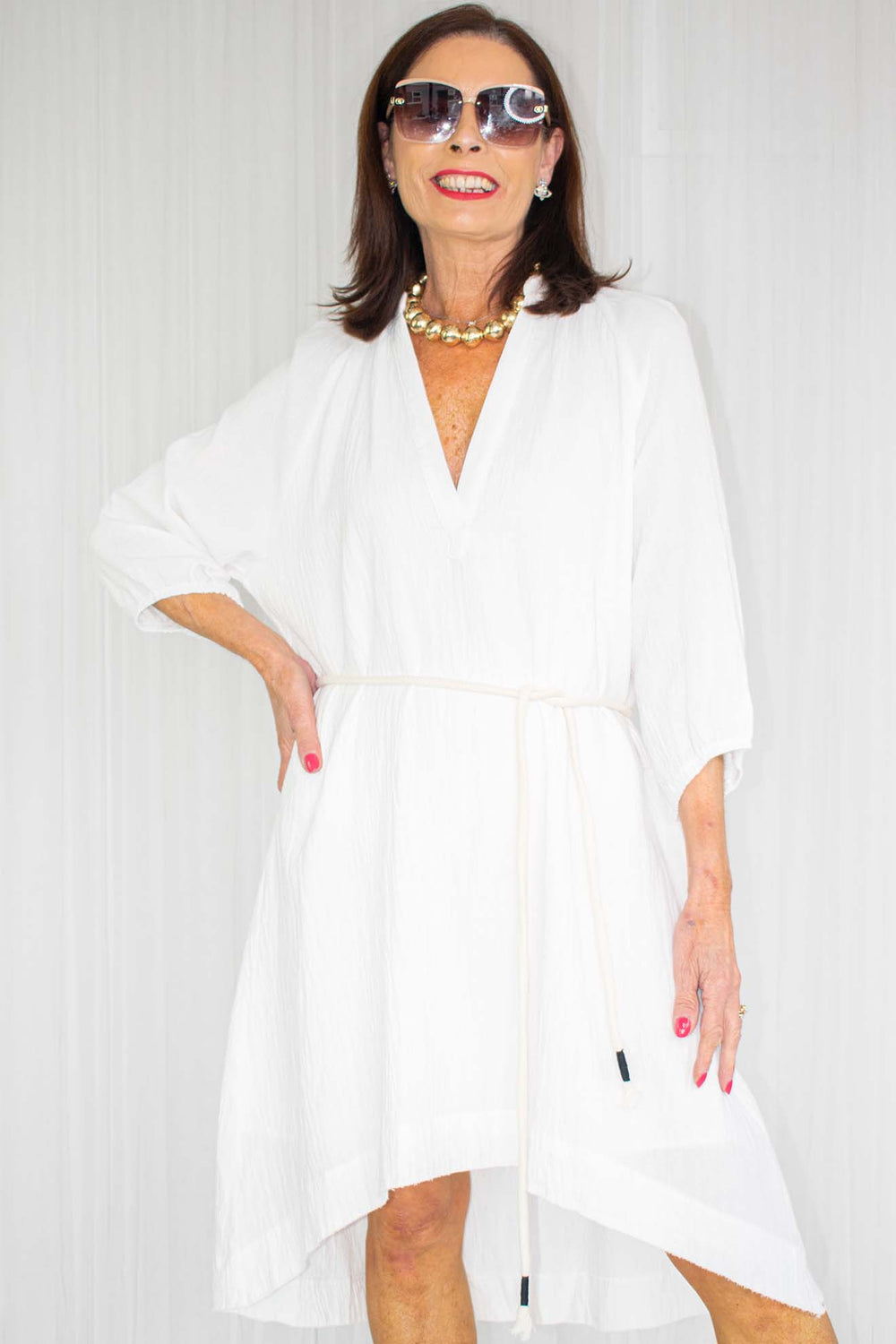 Marina Dress in cream