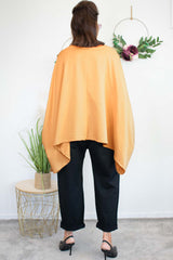Martha Batwing Top in Camel