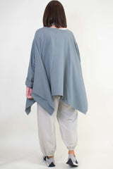 Matilda Batwing in Slate Grey