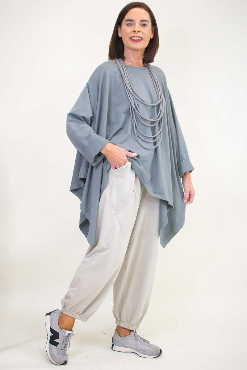 Matilda Batwing in Slate Grey