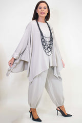 Matilda Batwing Top in Stone