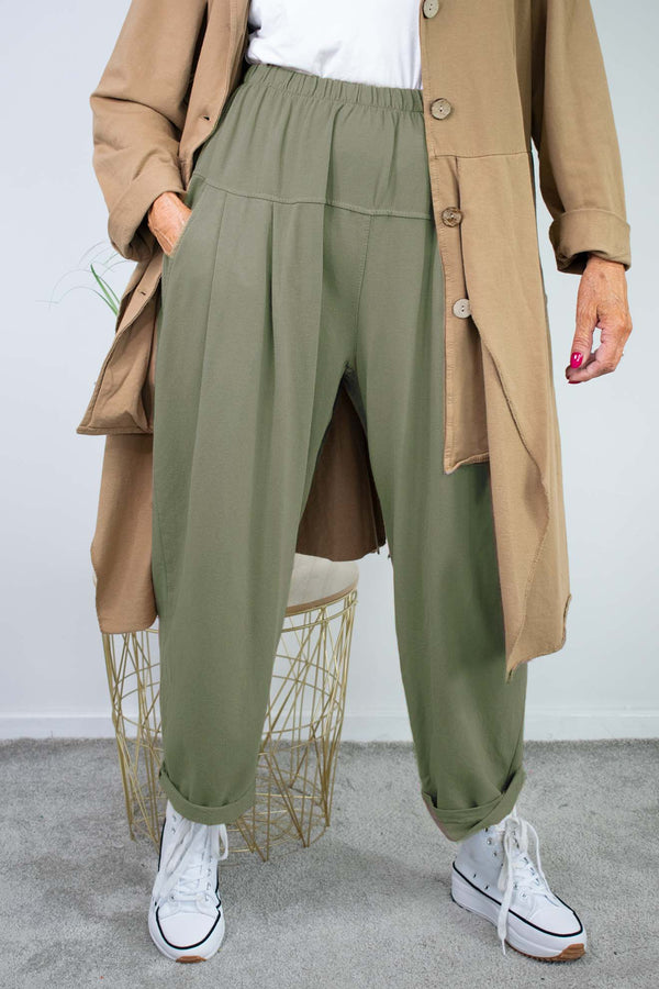 Hazel Cocoon Trouser  in Sage