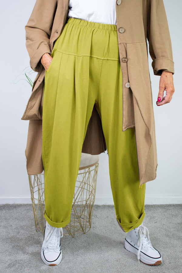 Hazel Cocoon Trouser in Pistachio