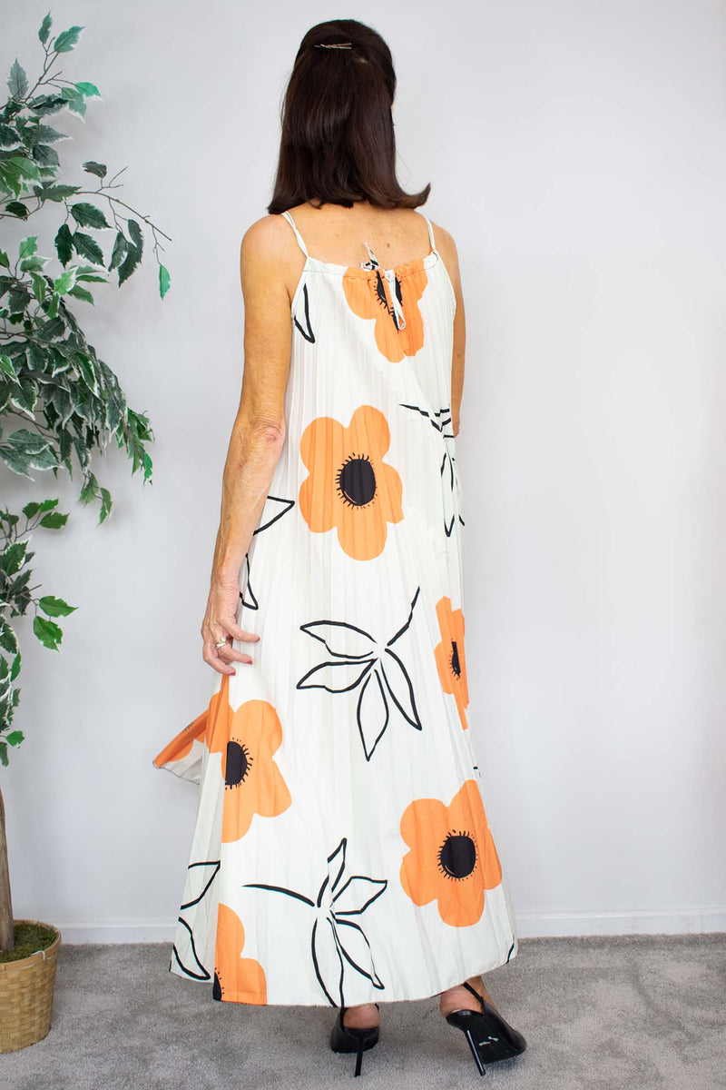 Senorita Dress in Mustard Daisy Print