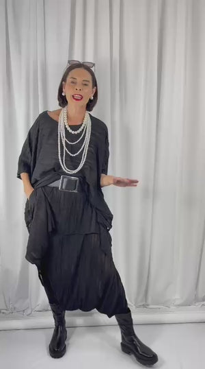 Toni quirky co-ord suit in slate grey