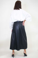 Paraya PU Skirt in Black
