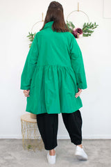 Saskia Mac Coat in Jade Green