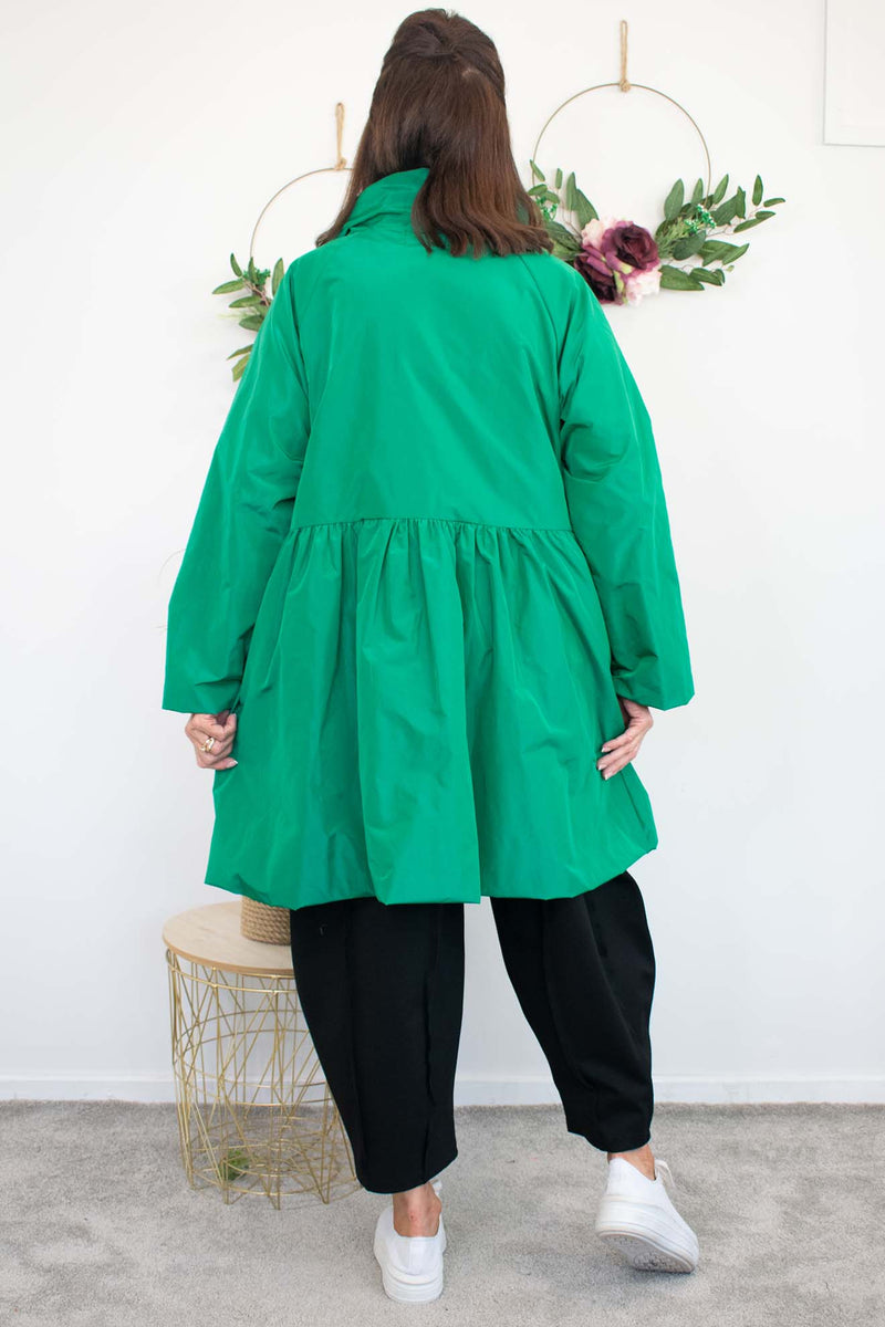 Saskia Mac Coat in Jade Green