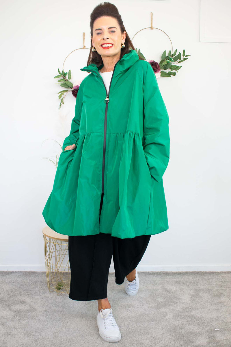 Saskia Mac Coat in Jade Green