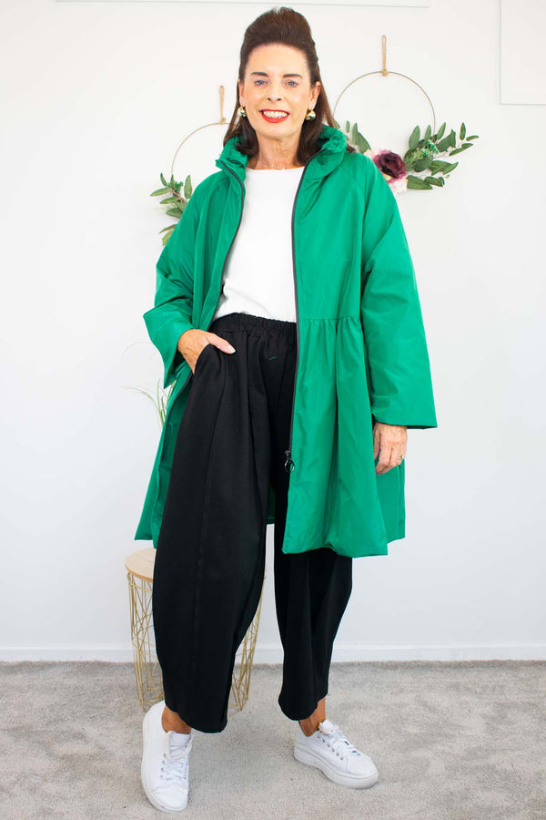 Saskia Mac Coat in Jade Green