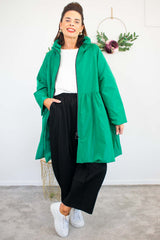 Saskia Mac Coat in Jade Green