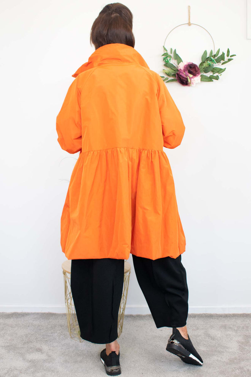 Saskia Mac Coat in Orange Sorbet