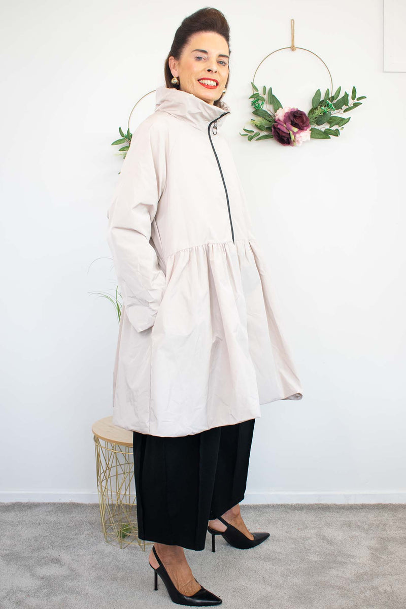 Saskia Mac Coat in Stone