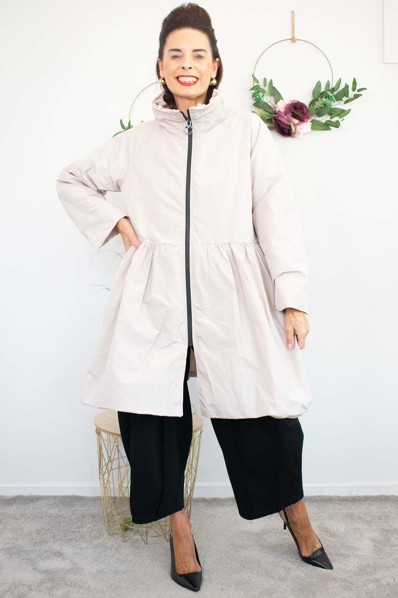 Saskia Mac Coat in Stone