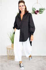 Two Pocket Shirt in Black