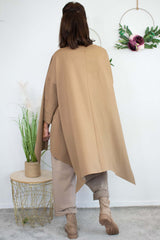 Luxury Sorrento Layered Top in Camel