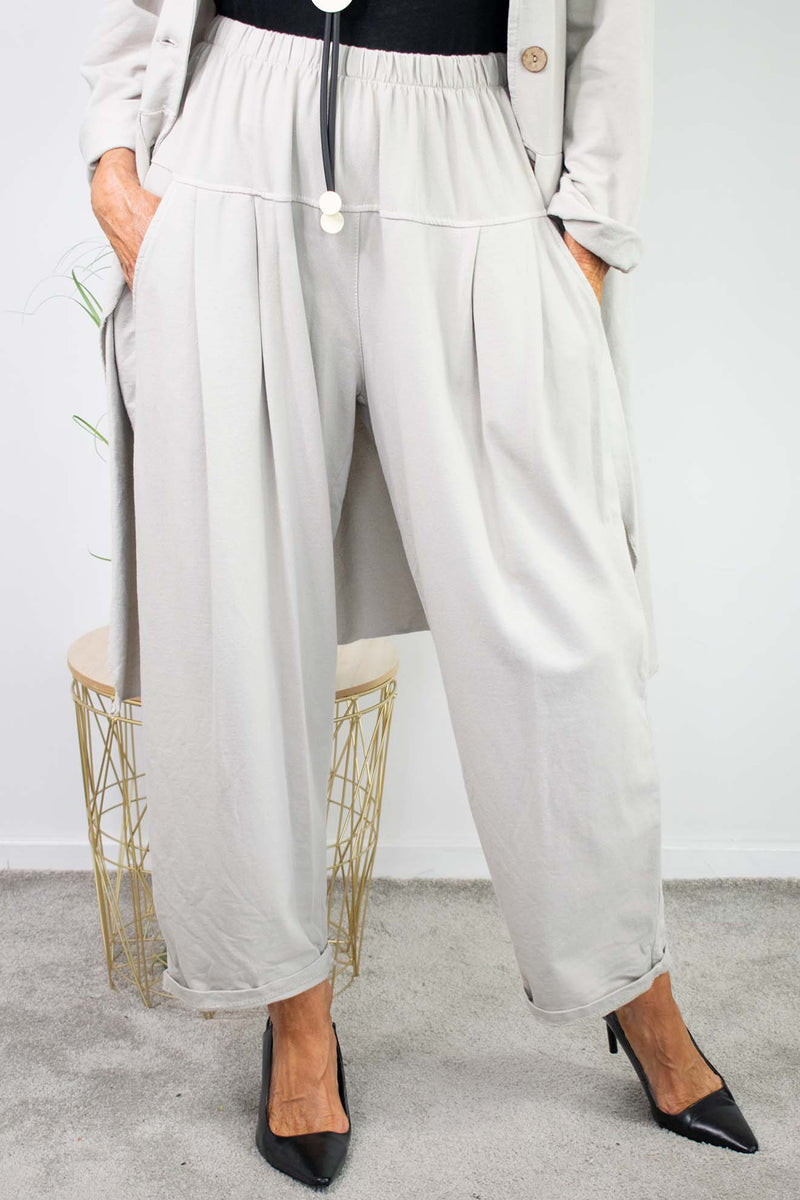 Esme Cocoon Trouser in Stone