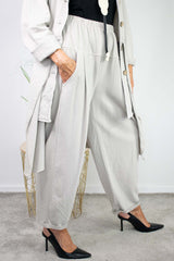 Esme Cocoon Trouser in Stone