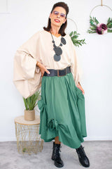 Rosalina A-Line Skirt in Teal