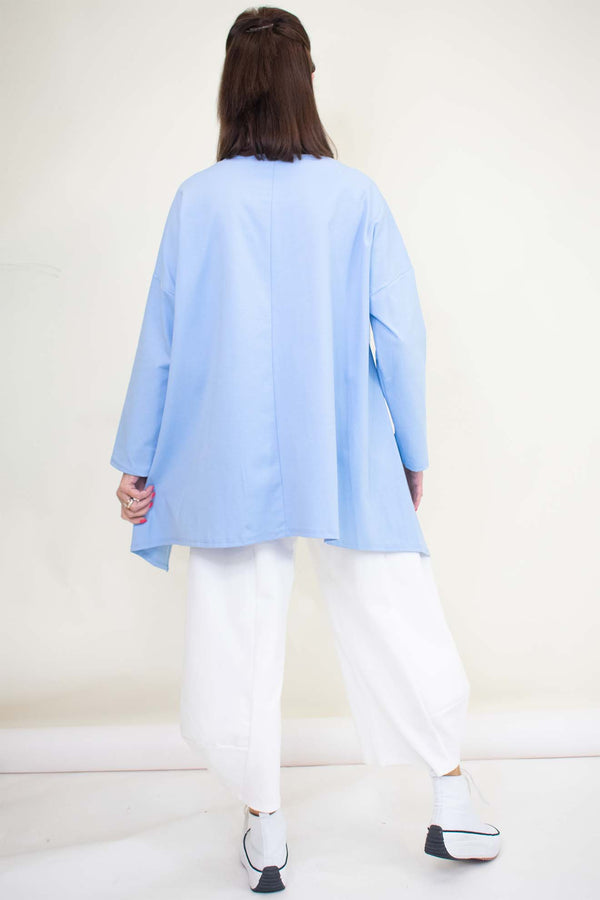 The Carousel Collection - Lara A Line Top in Baby Blue