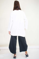 The Carousel Collection - Coleen Asymmetric Top in Warm White
