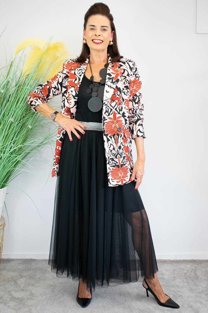 Tamara Tulle Skirt in Black