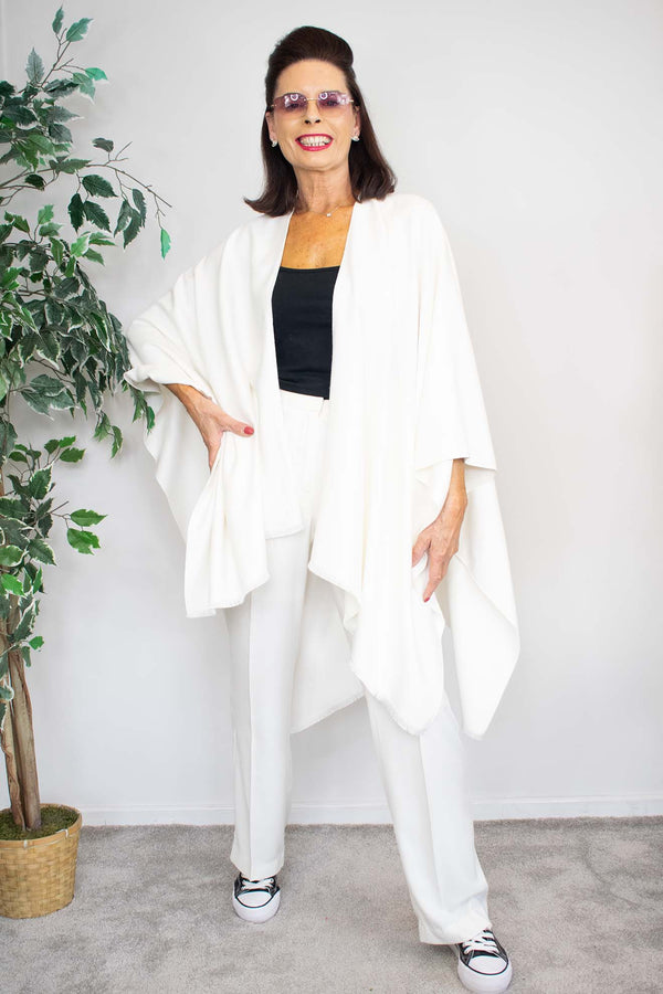 Arabella Swing Cover Up in Warm White