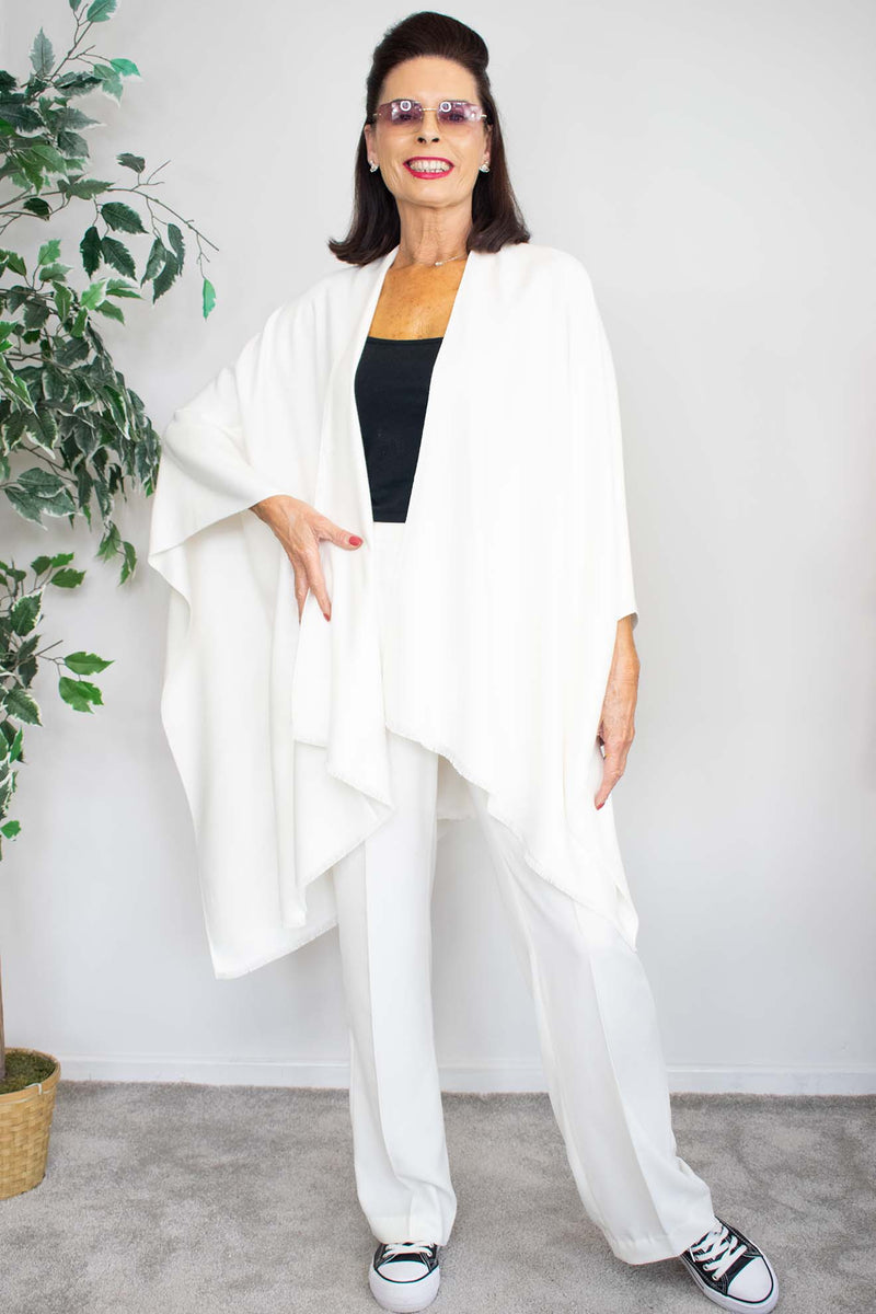 Arabella Swing Cover Up in Warm White