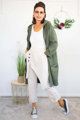 Marley Zip Jacket in Khaki