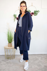 Marley Zip Jacket in Navy