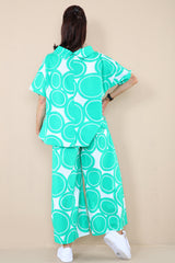 Lucy Palazzo Trouser - Apple Green