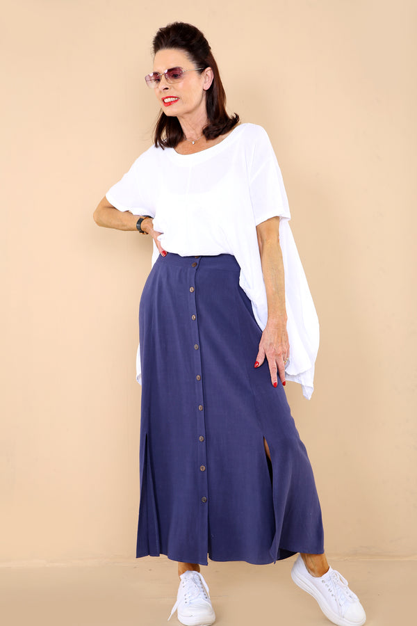 Kitty  Skirt in French navy